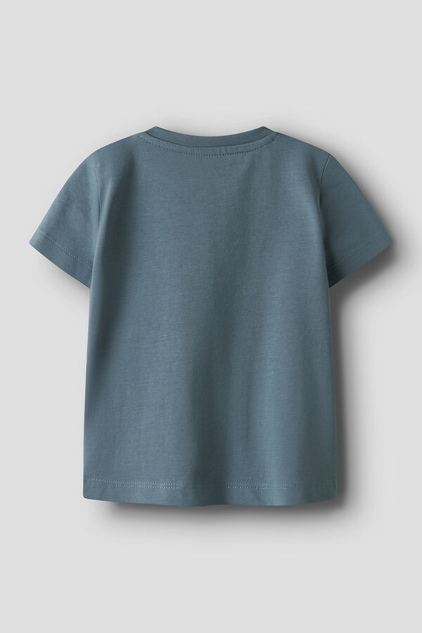 Name it Camiseta de manga corta con algod&oacute;n org&aacute;nico gris