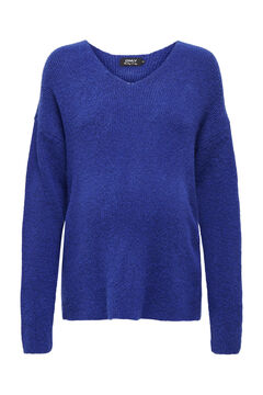 Womensecret V-neck jersey-knit maternity jumper bleu