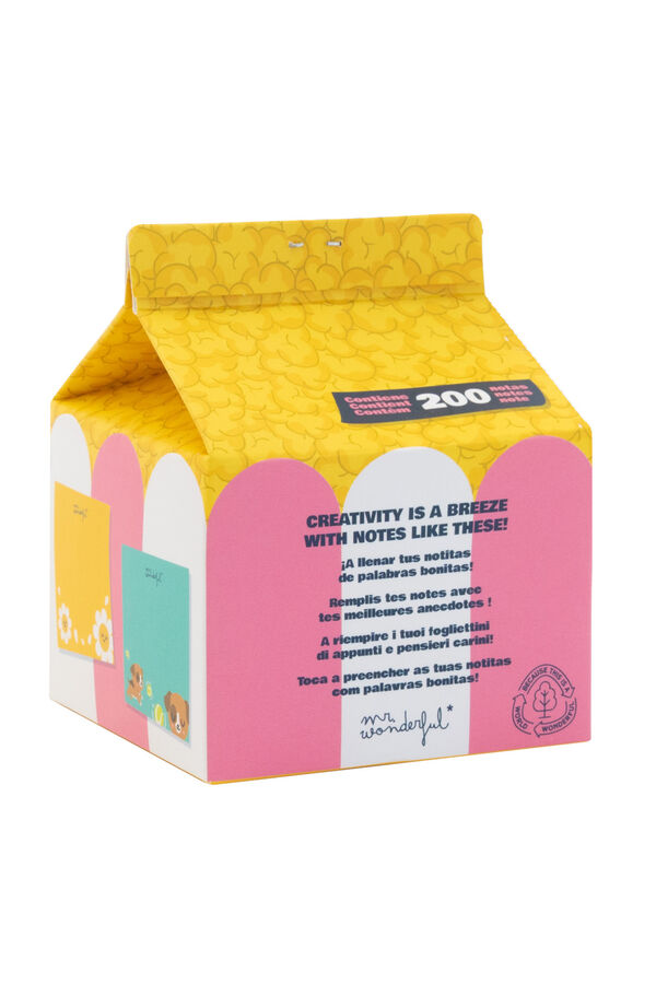 Mr. Wonderful Box of loose notes to have your tasks resolved printed
