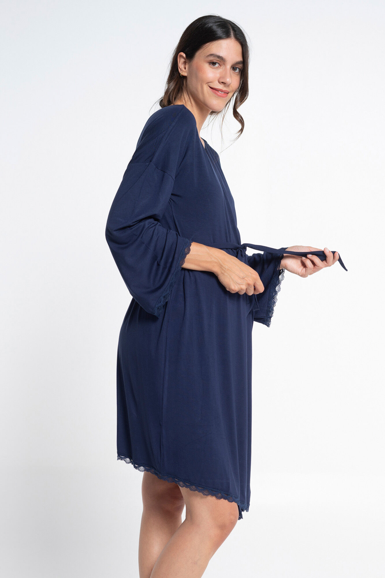 Ohma! Umstandsmantel mit passender Spitze