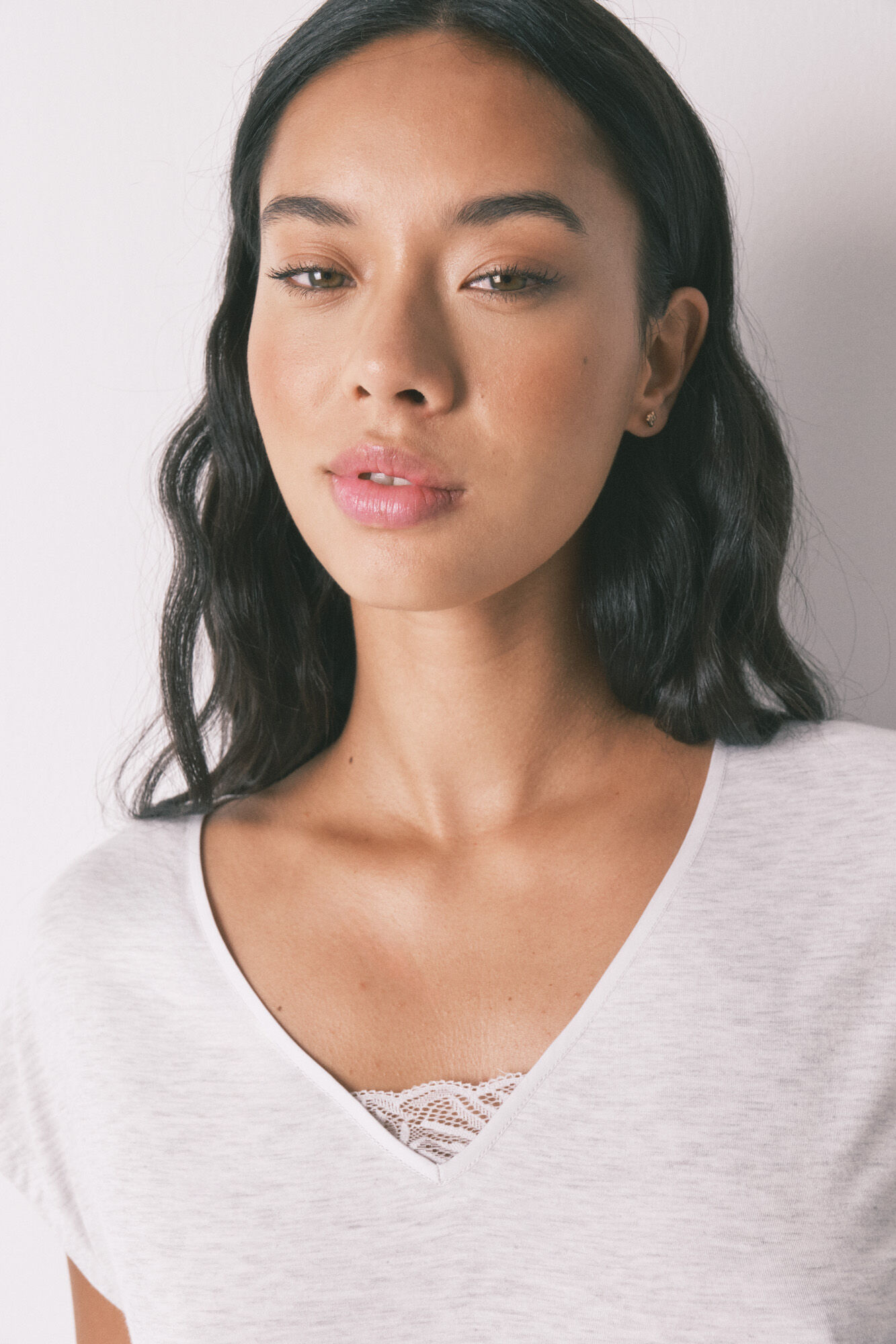 Women'secret Soft touch gray viscose Capri pyjamas