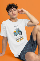 Mr. Wonderful Pijama corto moto Mr Wonderful blanco