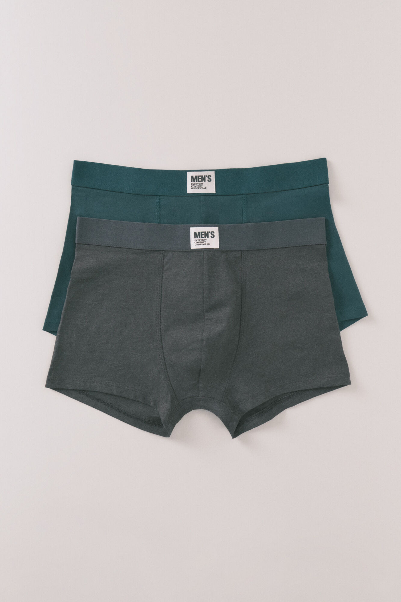 Women'secret Pack of 2 plain green boxers