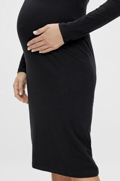 Womensecret Organic cotton maternity dress Schwarz
