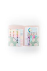 Mr. Wonderful School customisation set: Stickers and lanyards - Bee, peach, cat and star. printed