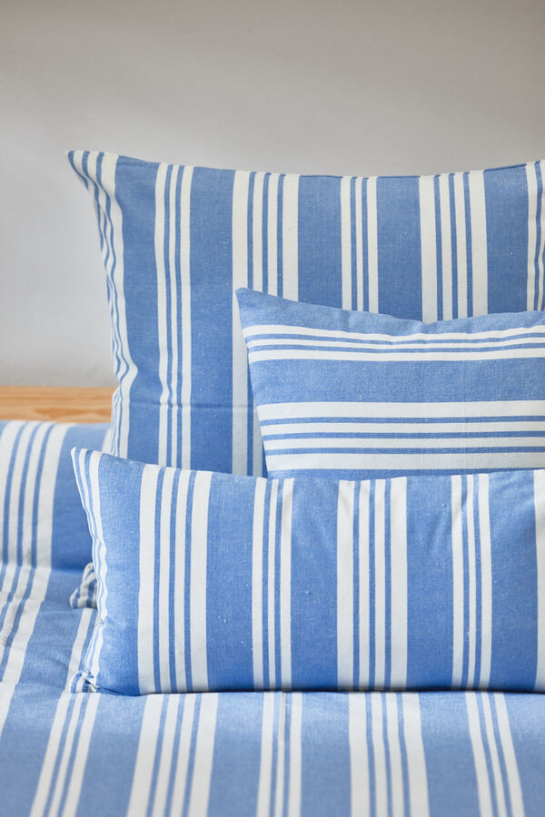 Womensecret Malgrat blue striped cushion cover bleu