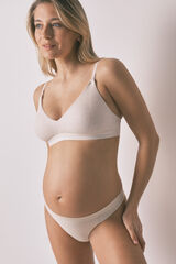 Women'secret Cotton "maternity" triangle bra FANTASTIC nude