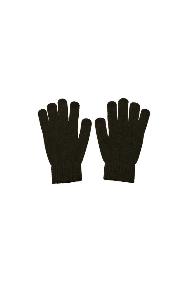 Pieces Guantes b&aacute;sicos smart de punto negro