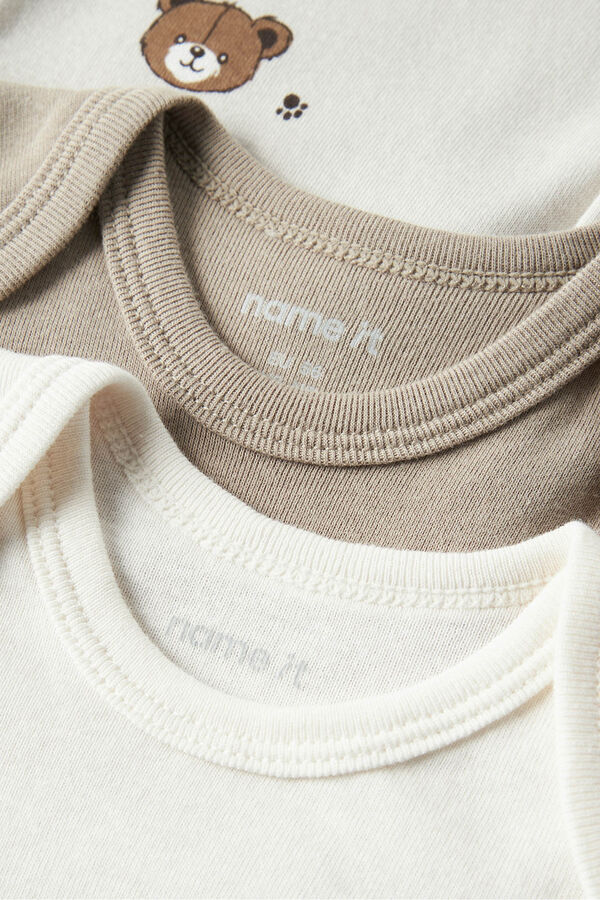 Name it Pack de bodies manga corta gris