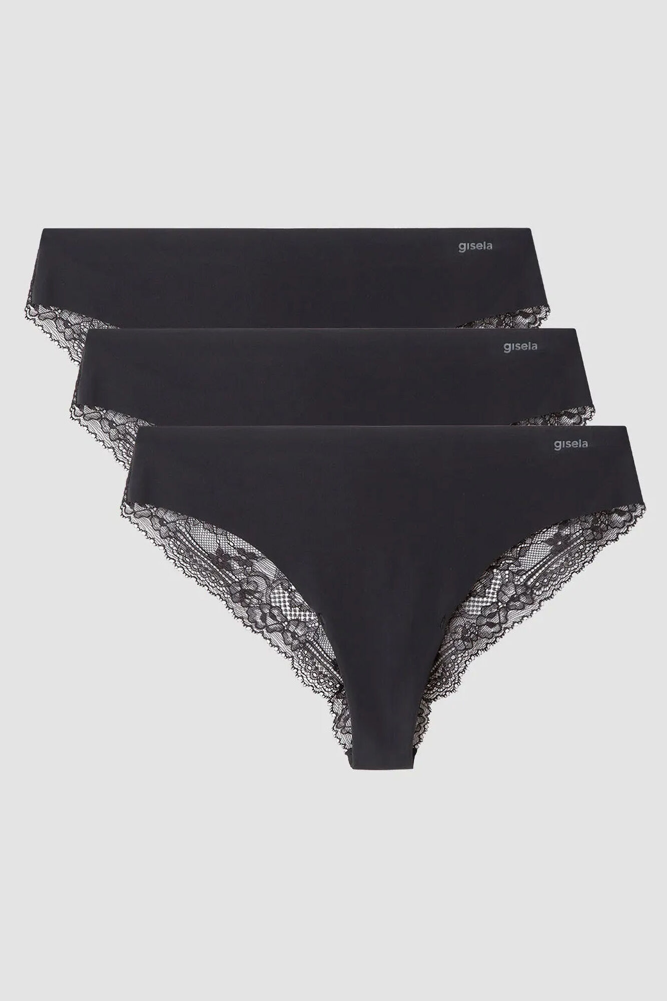 Gisela Laser-cut Brazilian panties
