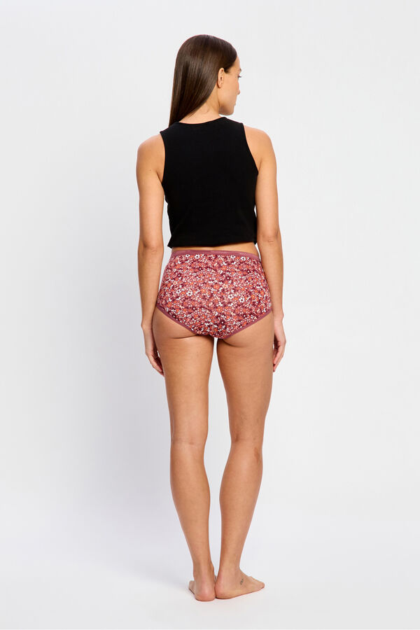 Modibodi Braga Menstrual Alta Bamb&uacute; Flujo Moderado Pink nude