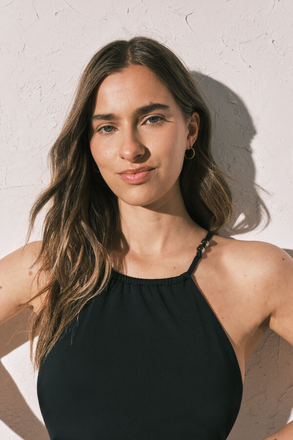 Women'secret Black halterneck swimwear black