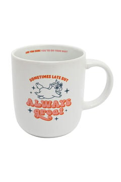 Womensecret Taza - Sometimes late, but always great printed