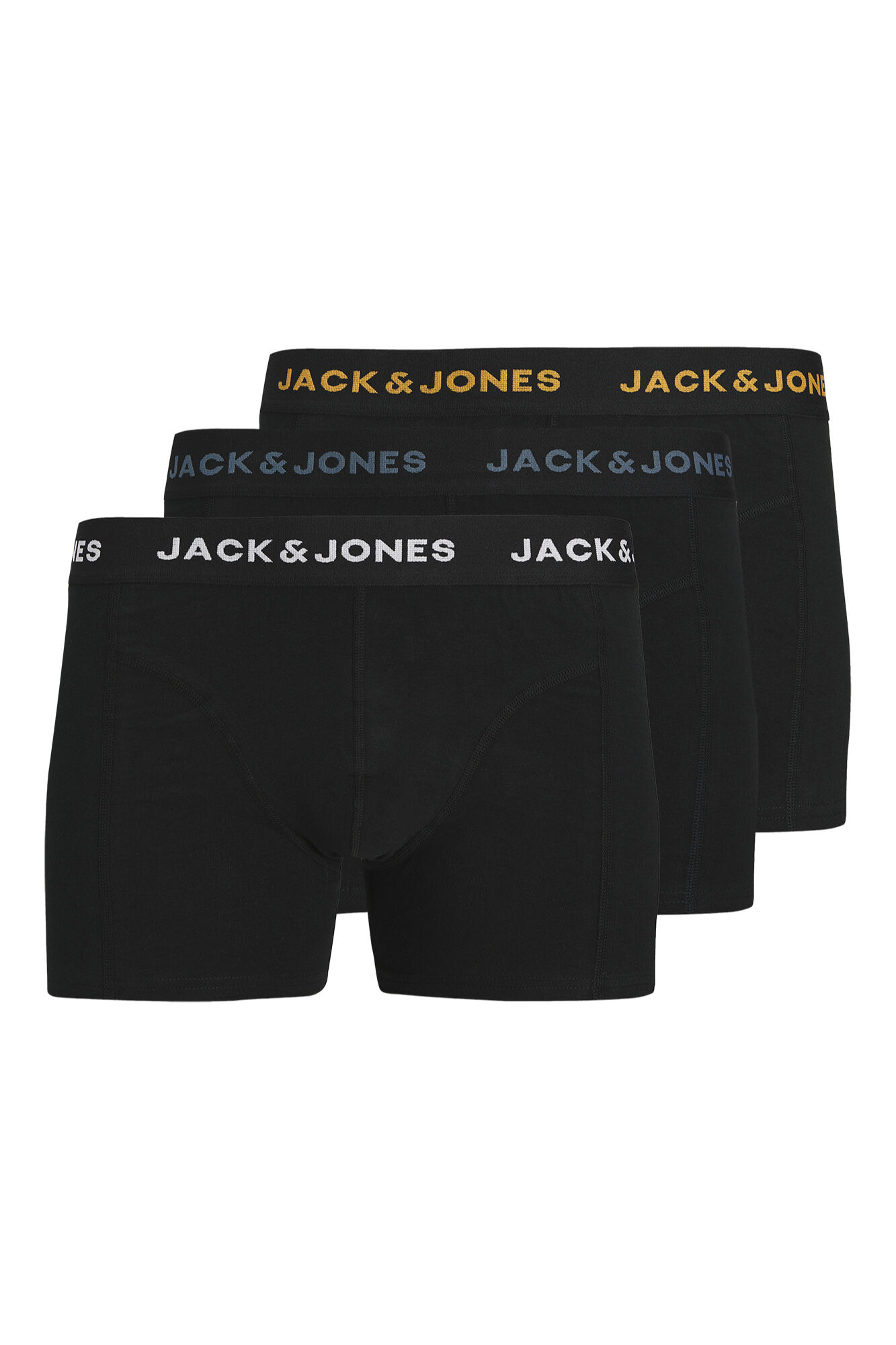 Jack & Jones Pack 3 boxers em algod&atilde;o