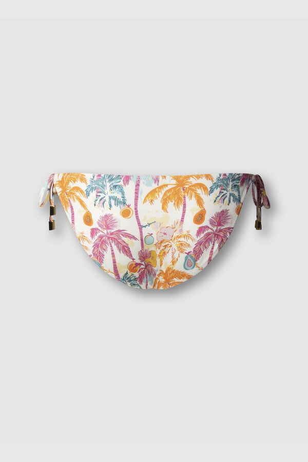 Pepe Jeans Braga bikini cl&aacute;sica print tropical rosa