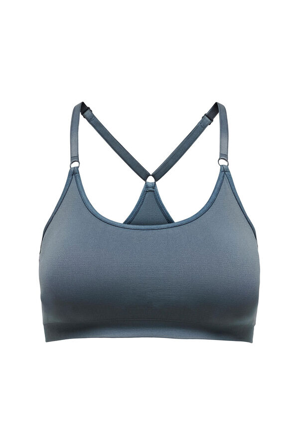 Only Play Sujetador deportivo b&aacute;sico gris