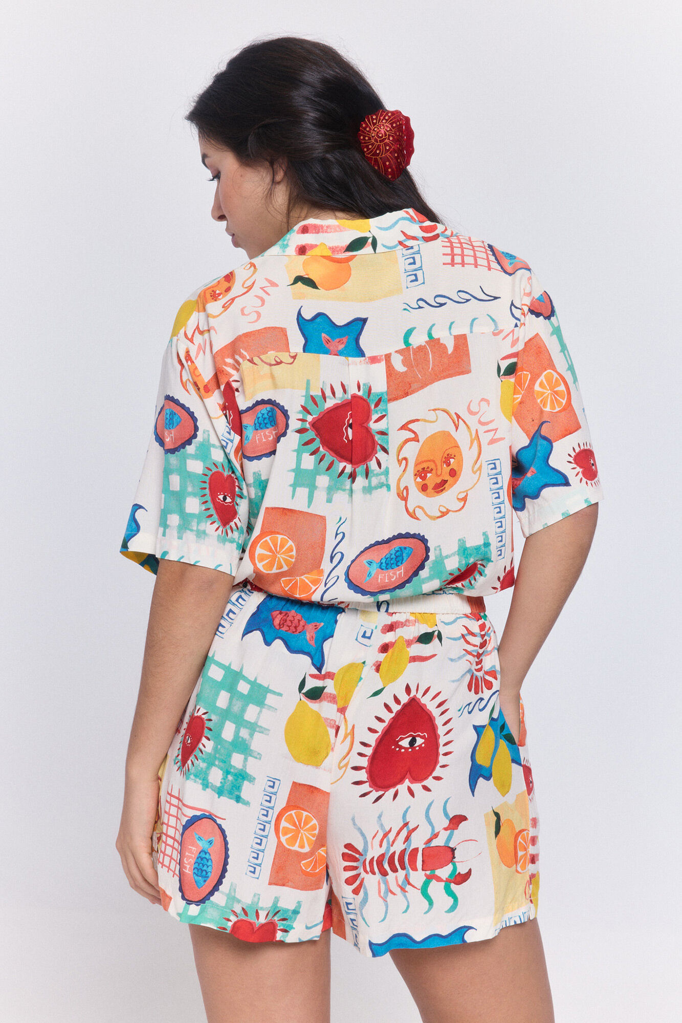 Pieces ECOVERO&trade; Viskose-Skort