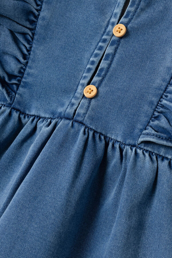Name it Baby girls' denim dress blue