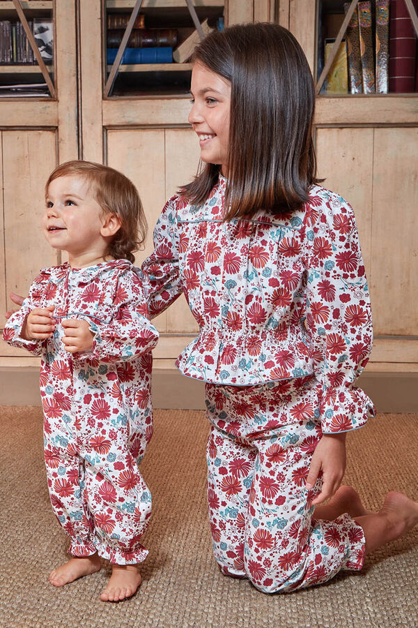 Gocco Pijama con estampado de flores rosa rosa