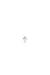 Womensecret Silver Mini Cross Single Earring szürke
