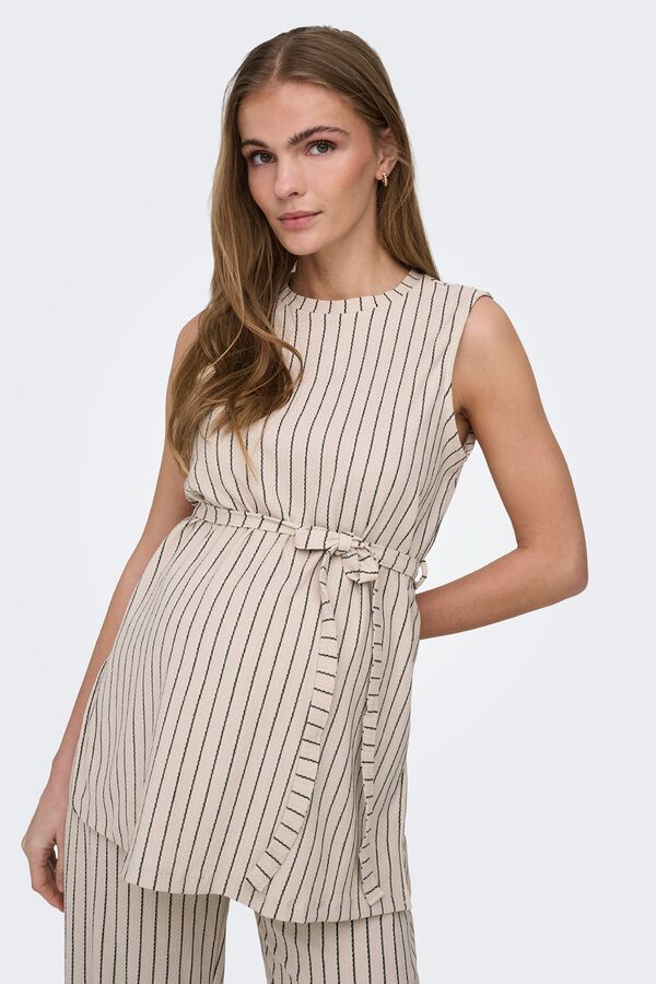 Only Maternity Printed maternity blouse white