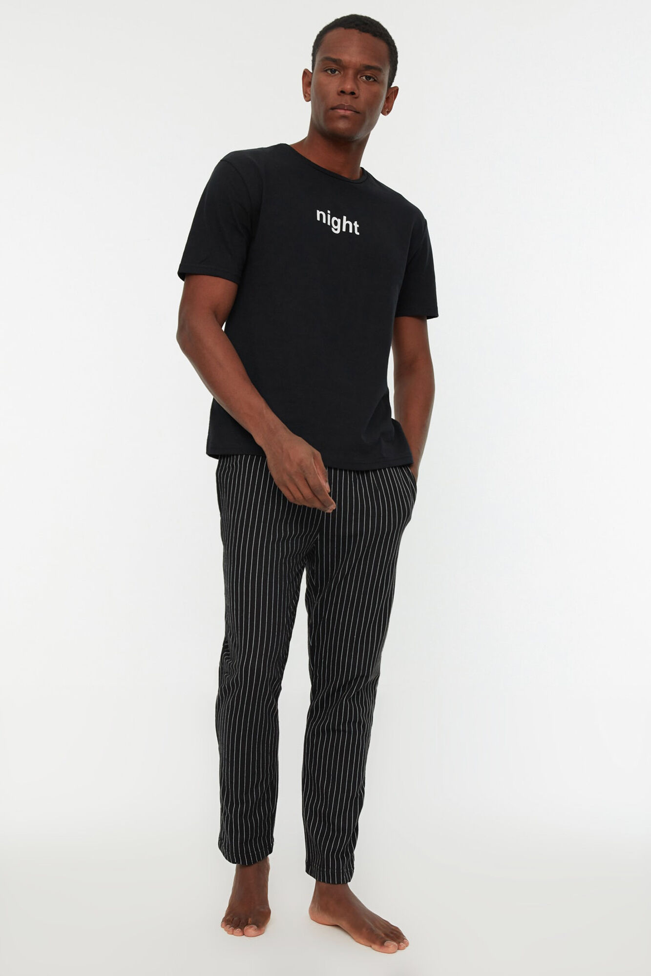 Trendyol Conjunto de pijama de malha