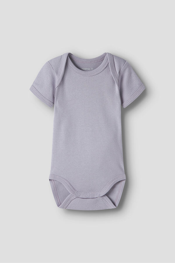 Name it Pack de bodies manga corta morado/lila