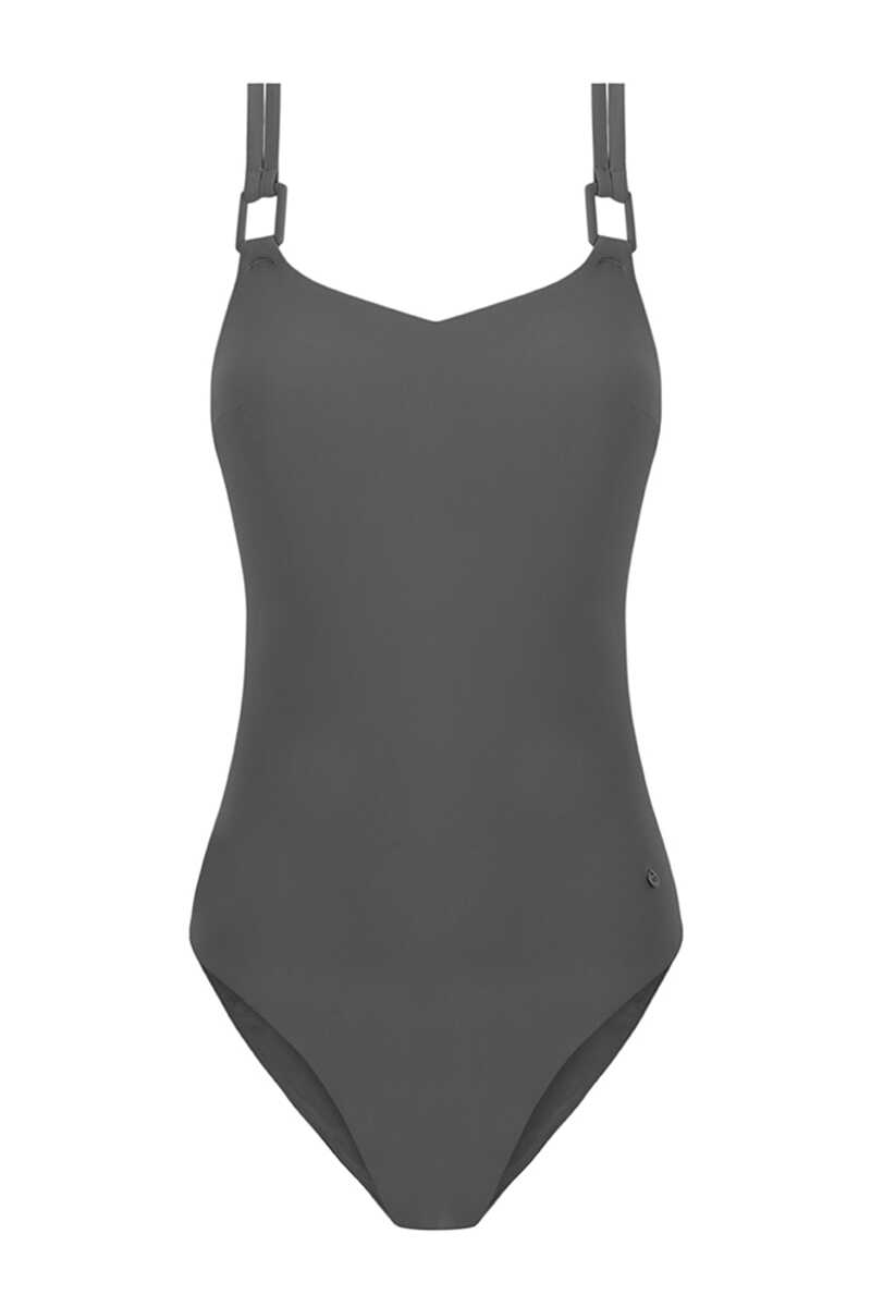 Womensecret Green shaping swimsuit with grommets beige