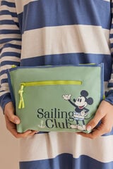Womensecret Toaletna torbica Mickey Mouse srednje veličine Zelena