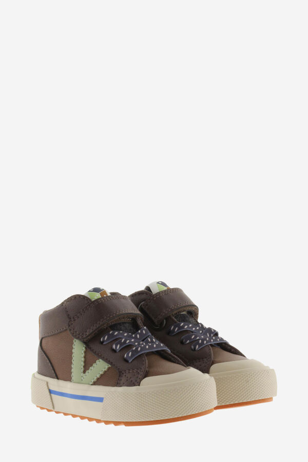 Victoria Kids' high-top sneakers nude