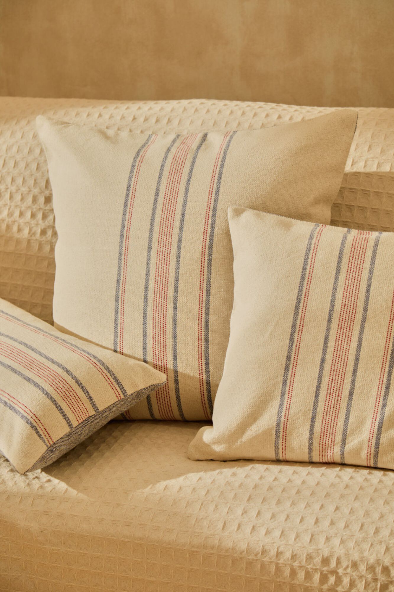 Calma House Funda coj&iacute;n de algod&oacute;n de 45x45