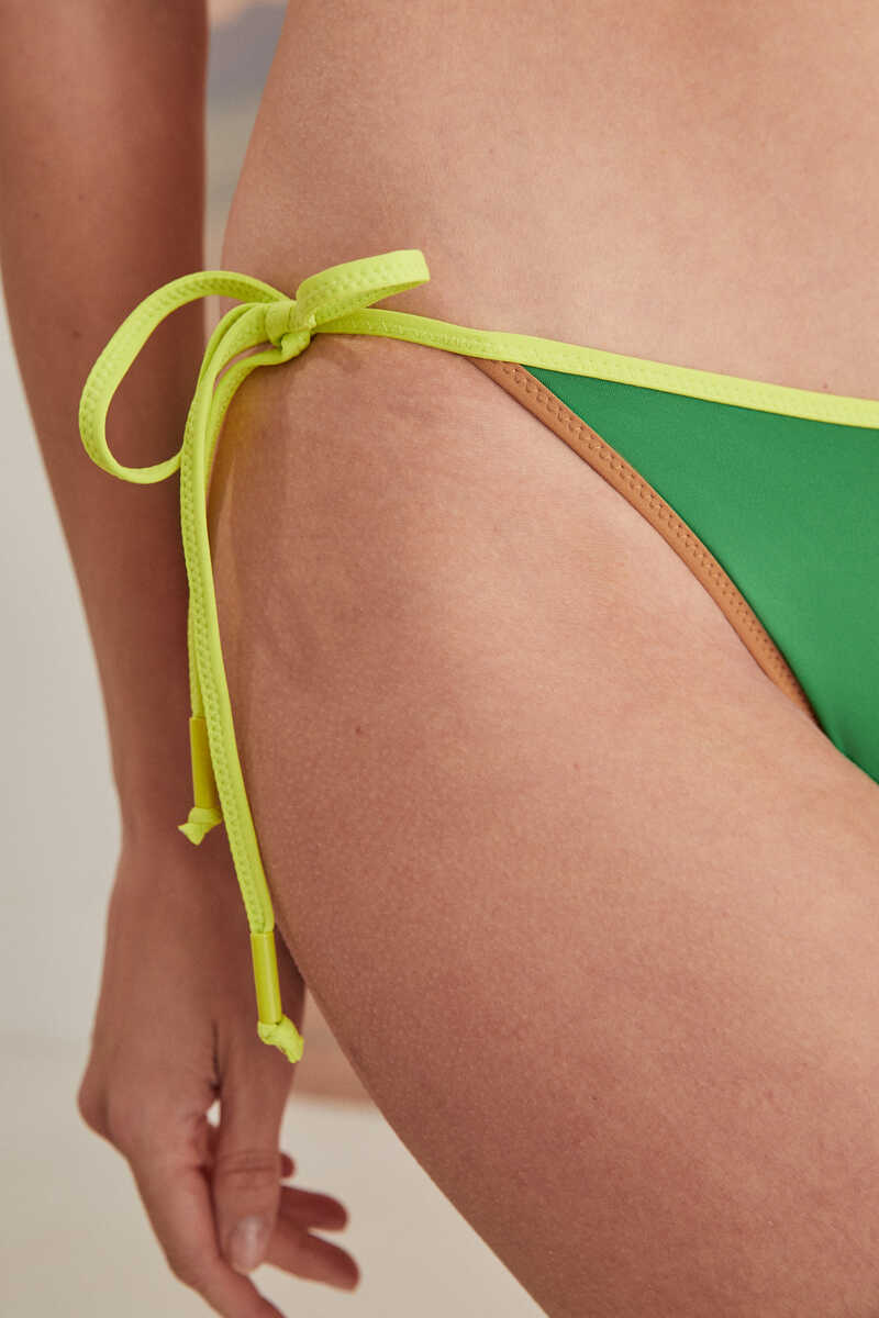 Womensecret Green medium waist bikini bottoms green