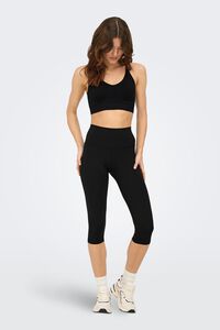 Only Play Hochgeschnittene Capri-Leggings mit Tasche B-Dry