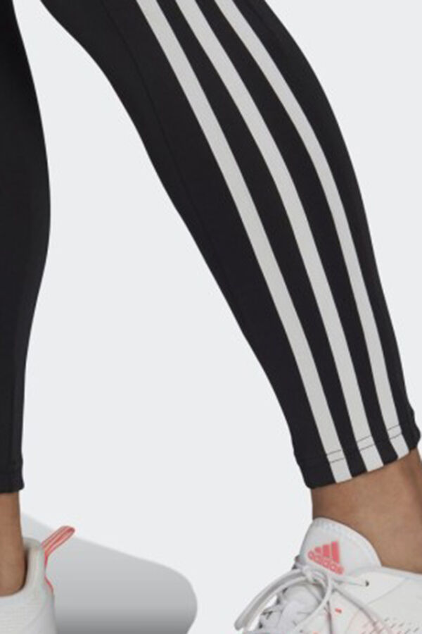 Womensecret Adidas Wms Hig Rise 3-Stripes 7/8 Tight Black/White fekete