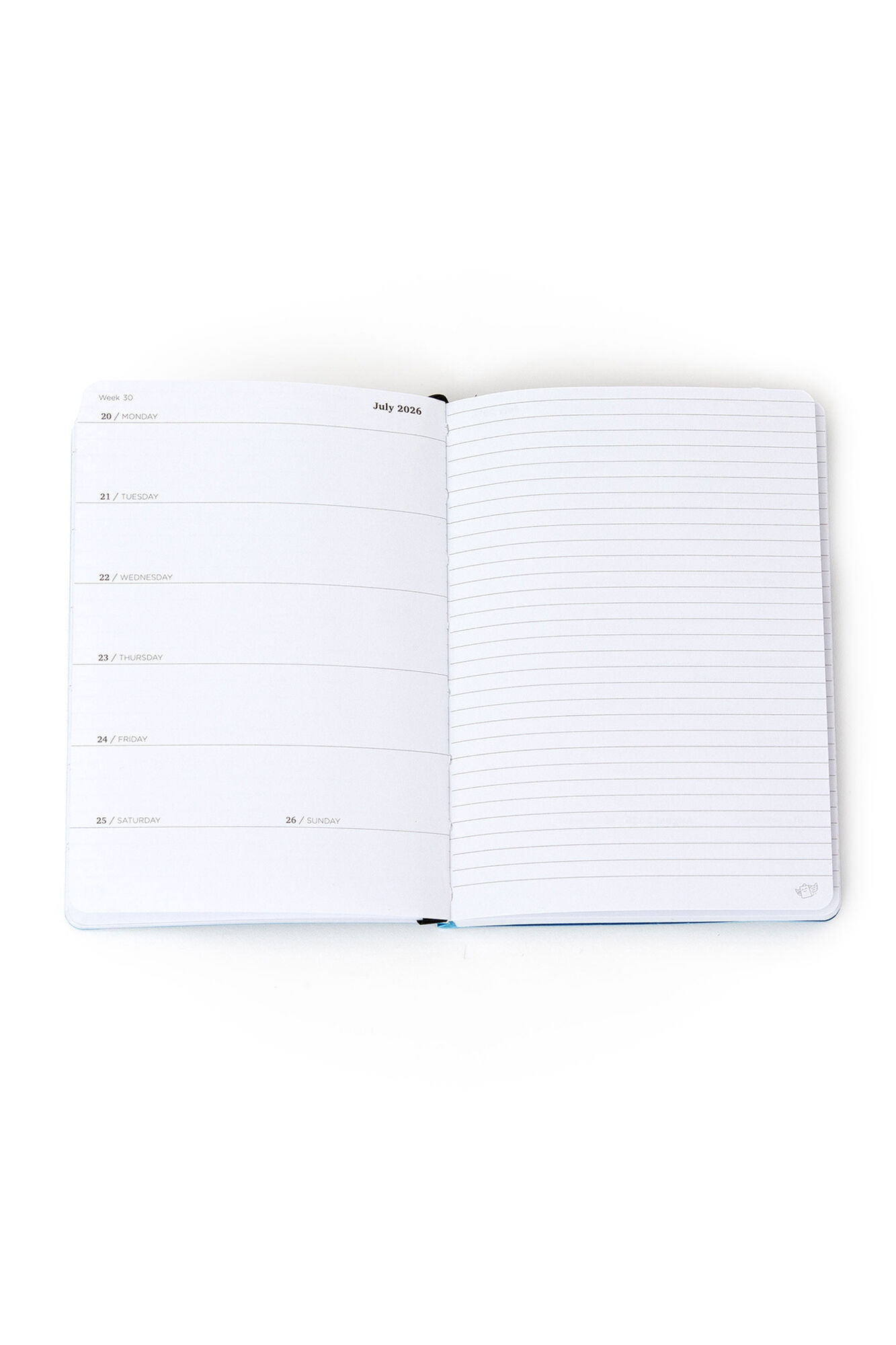 Mr. Wonderful Agenda Pocket 2026 Semanal peque&ntilde;a - Azul