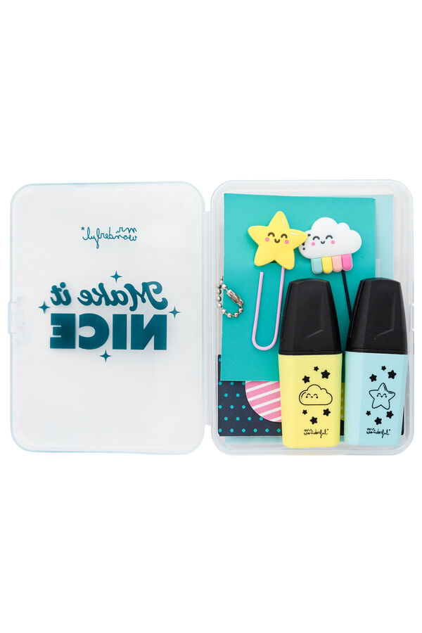 Mr. Wonderful Kit para decorar sua agenda - Deixe-a bonita estampado