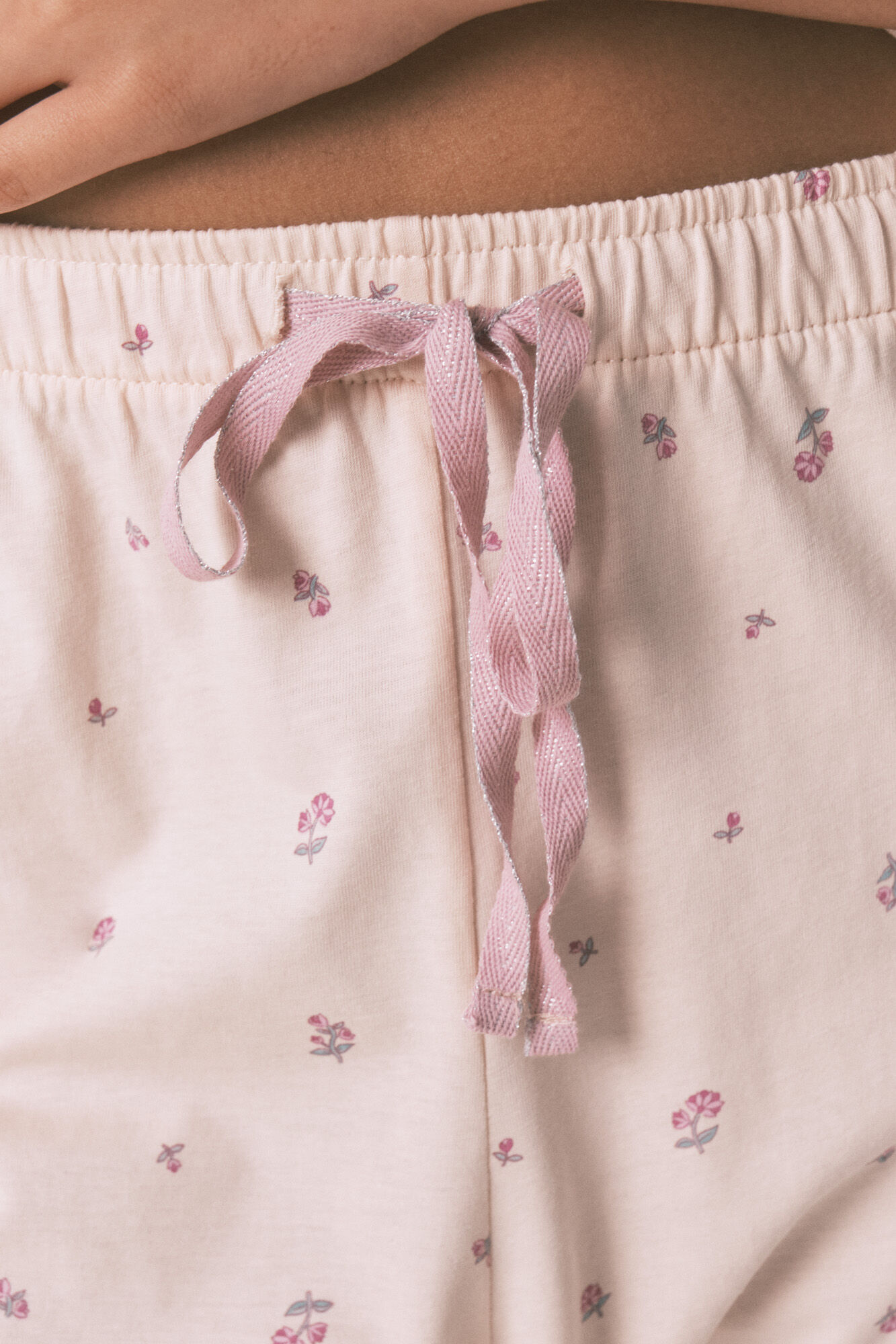 Women'secret Long pyjamas with pink flowers