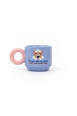 Mr. Wonderful Stackable mug - This is where the most wonderful grandma drinks from printed