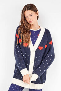 Gisela Cardigan longo de malha