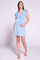Womensecret Nursing short sleeves nightdress blue