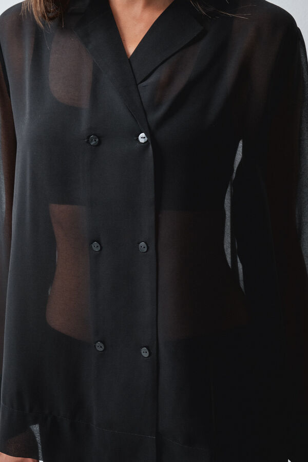 Women'secret Black classic pyjamas black