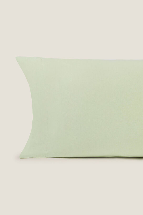 Womensecret Cotton jersey-knit pillowcase zöld
