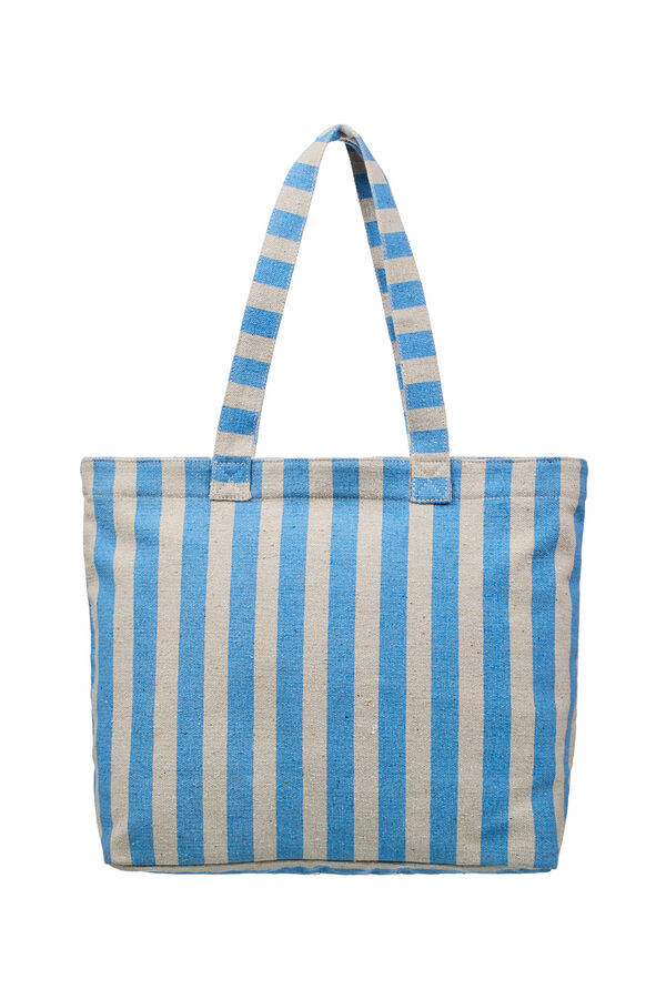 Roxy Bolsa playa rayas con asas turquesa