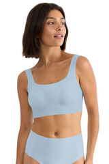 Sloggi Sujetador top microfibra sin costuras azul