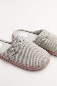 Womensecret Waffle slippers grey