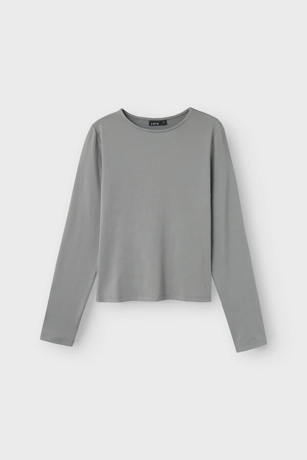 Lmtd Camiseta de manga larga gris gris