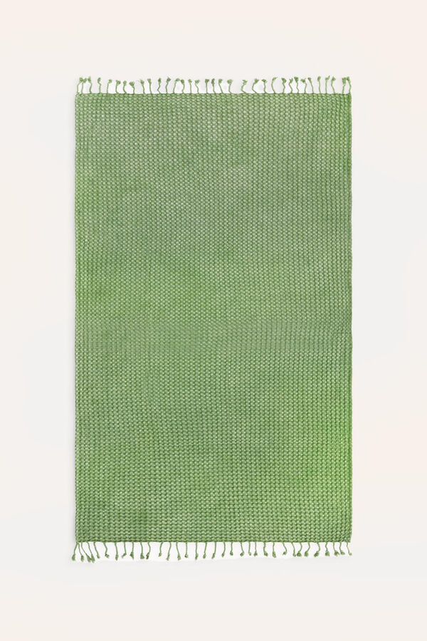 Womensecret Ola beach towel in green cotton zöld