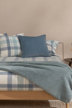 Womensecret Bettbezug aus Baumwollflanell. Bett 150-160 cm. Naturweiß