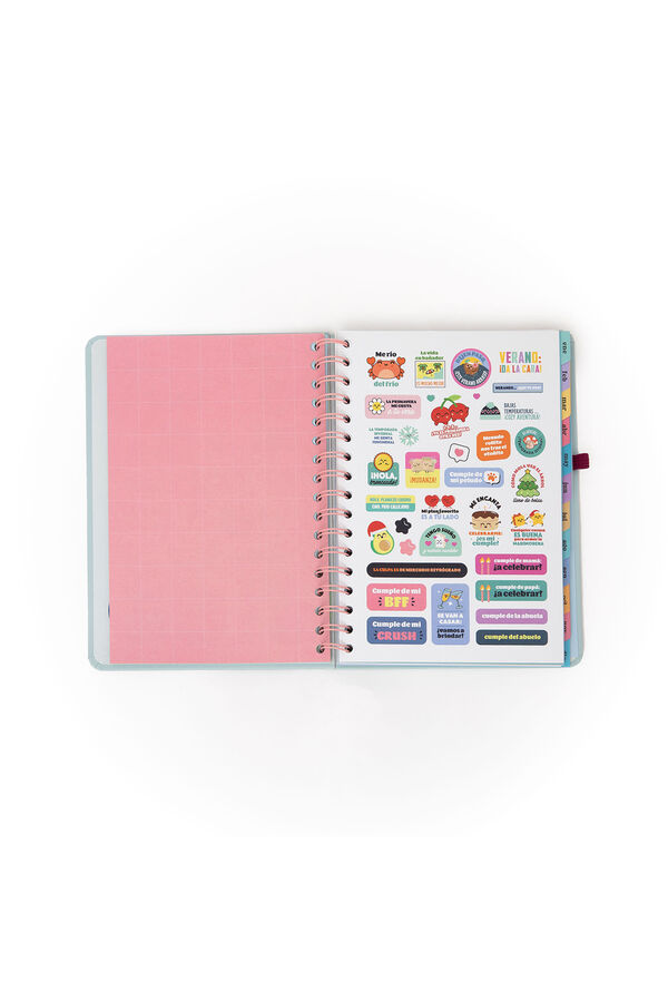 Mr. Wonderful Set de Agenda Wonder peque&ntilde;a 2026 Semanal + boli - Objetivo de la semana: &iexcl;que se acabe! estampado