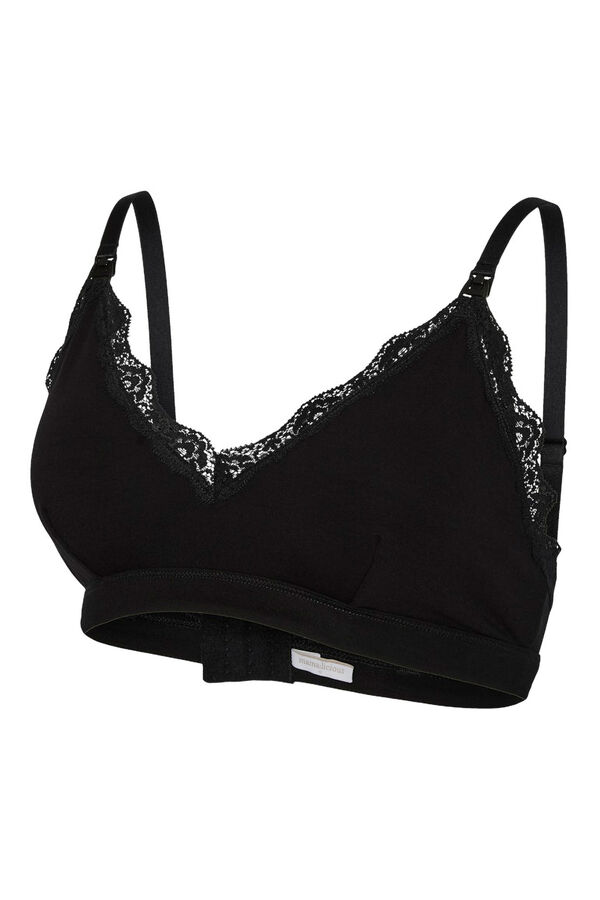 Mamalicious Sujetador con encaje Maternity y lactancia negro